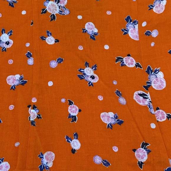 Free People| Orange Floral Dress Size XS NWT - Picture 10 of 11